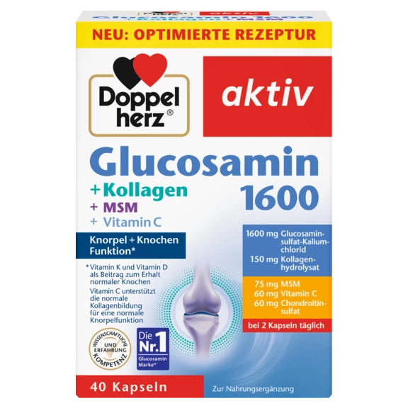 Doppelherz aktiv Glucosamin 1600 Frontansicht
